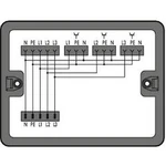 Rozvodný box WAGO 25 A, 400 V, černá, 1 ks
