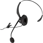 Telefonní headset DHSG na kabel Auerswald COMfortel H-200 na uši černá