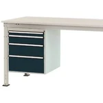Manuflex ZB4763.7016 Vestavné pouzdro, Nutzhohe stacionárně 500 mm s 4 šuplíky. Pro stolní hloubka 1000 mm