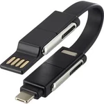 Kabelový adaptér konektor proti zauzlování kabelu Renkforce [2x USB 2.0 zástrčka A, USB-C™ zástrčka - 2x dokovací zástrčka Apple Lightning, USB-C™ zás