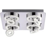 LED stropní svítidlo LeuchtenDirekt LOLAsmart-TIM 14662-17, N/A, chrom