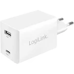 USB nabíječka LogiLink PA0230, nabíjecí proud 3 A, bílá
