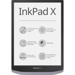 Čtečka e-knih PocketBook InkPad X, 26.2 cm (10.3 palec)metalická , šedá