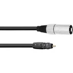 Kabelový adaptér Omnitronic 30225125 [1x cinch zástrčka - 1x XLR zástrčka 3pólová], 2.00 m, černá