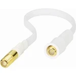 SAT spojka pro plastová okna 2x F-zásuvka Renkforce, 20 cm, bílá