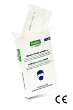 Nanovlákenné rúška Nano Med.Clean 10 ks balenie - B03/biela f00024