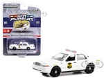 1998 Ford Crown Victoria Police Interceptor White "United States Secret Service Police" Washington DC "Hot Pursuit" Special Edition 1/64 Diecast Mode