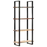 4-Tier Bookcase 31.5"x15.7"x70.9" Solid Reclaimed Wood