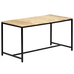 Dining Table 55.1"x27.6"x29.5" Solid Rough Mango Wood