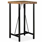 Bar Table Solid Reclaimed Wood 23.6"x23.6"x42.1"