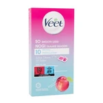 Veet So Smooth Legs! Wax Strips Nectarine 10 ks depilační přípravek pro ženy