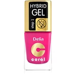 Delia Cosmetics Coral Nail Enamel Hybrid Gel gélový lak na nechty odtieň 03 11 ml