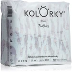 Kolorky Day Feathers jednorazové EKO plienky veľkosť M 5-8 Kg 21 ks