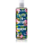 Faith In Nature Wild Rose prírodný sprchový gél pre obnovu kožnej bariéry 400 ml