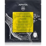 Apivita Express Beauty Lifting Tissue Face Mask Mastic liftingová plátenná maska 15 ml