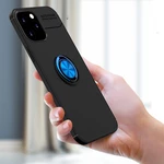 Bakeey for iPhone 12 Pro / 12 Case 360º Rotating Magnetic Ring Holder Soft Silicone Shockproof Protective Case Back Cove