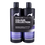 Tigi Catwalk Fashionista Violet darčeková kazeta šampón 750 ml + kondicionér 750 ml pre ženy na blond vlasy