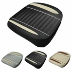 Universal PU Leather Car Seat CoverFront Pad Mat Full Surround Cushion Protector Easy Installation