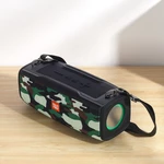 TG624 Portable bluetooth Speaker with Colorful Lights Wireless Waterproof Stereo Subwoofer Outdoor Strap Music TF Card F
