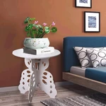Modern Simple Round Coffee Tea Table 3-legged Design Stable Easy to Assemble Side Table
