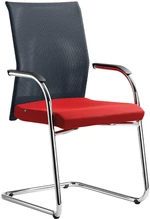 LD SEATING Konferenční židle WEB OMEGA 405-Z-N4, kostra chrom