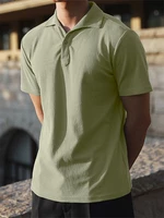 Mens Cotton Slim Fit Sport Casual Short Sleeve Golf Tennis T-Shirt