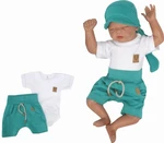 Z&Z 2-dílná sada body kr. rukáv, kraťásky s provázkem - zelená, bílá, vel. 68 (3-6m) Z&Z 2-dílná sada body kr. rukáv, kraťásky s provázkem - zelená, bílá, vel. 68 (3-6m)