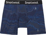 Smartwool Men's Merino Print Boxer Brief Boxed Deep Navy Digital Summit Print S Sous-vêtements thermiques