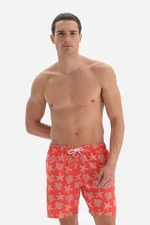 Dagi Salmon Coral Des. Medium Shorts