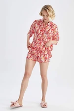 DEFACTO Regular Fit Printed Woven Bottoms