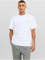 White Men's T-Shirt Jack & Jones Sanchez - Men
