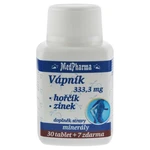 MEDPHARMA Vápník + hořčík + zinek 37 tablet