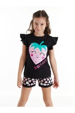 Denokids Berry Cute Girl Shorts Set