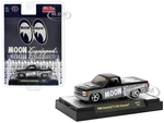 1990 Chevrolet C1500 Silverado Pickup Truck Black and Gray "Mooneyes Equipped" Limited Edition to 5500 pieces Worldwide 1/64 Diecast Model Car by M2
