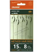 Life orange nadväzce method hair rigs s1 15 lb 5 ks - 8