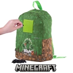 Pixie Crew Detský batoh Minecraft hnedo-zelený