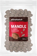 ALLNATURE Mandle v hořké čokoládě 500 g