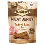 CARNILOVE Meat Jerky pre psov Turkey & Rabbit Bar 100 g