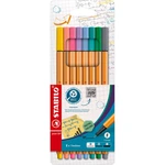 Jemný liner STABILO point 88 8 ks pastel sada