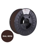 C-Tech 3DF-P-PLA1.75-8016 3D filament, PREMIUM LINE, PLA, mahagonová hnědá, RAL8016, 1,75mm, 1kg