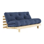 Niebieska rozkładana sofa 160 cm Roots – Karup Design