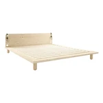 Łóżko dwuosobowe z drewna sosnowego ze stelażem 180x200 cm Peek – Karup Design