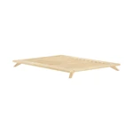 Łóżko dwuosobowe Karup Design Senza Bed Natural, 160x200 cm