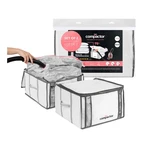 Tekstylne pojemniki do przechowywania ubrań zestaw 2 szt. próżniowe/usztywniane 42x25x25 cm Life – Compactor