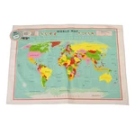Bawełniana ścierka Rex London World Map, 50 x 70 cm