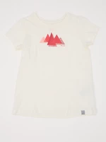 White girl's T-shirt with hannah pontel print