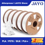 JAYO 3D Filament PLA/PLA META/PETG/SILK/PLA+/Wood/ Rainbow/Marble 1.75mm 5Roll 1.1KG/0.65KG 3D Printer Filament for 3D Printer
