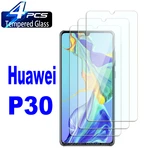 2/4Pcs Tempered Glass For Huawei P30 Screen Protector Glass Film