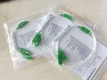 1X2 FTTH PLC Splitter / Fiber Optic PLC spliters APC Steel Tube Optical Fiber plc 1 : 2 Mini steel tube type