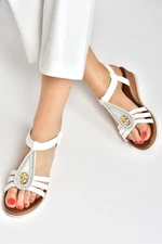 Fox Shoes White Women's Casual Sandals